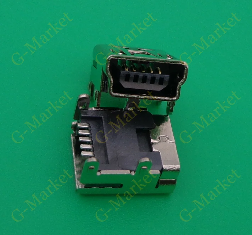 100 шт./лот для контроллера PS3 планшета Mini USB разъем передачи данных 5 pin гнездовой