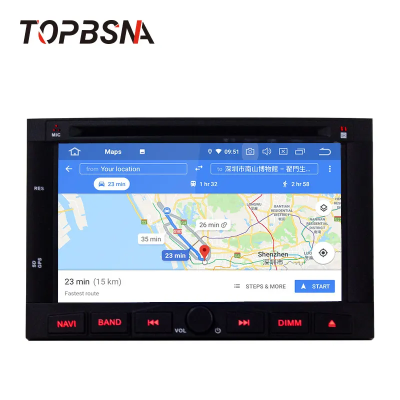 Автомобильный мультимедийный плеер TOPBSNA Android 10 для Peugeot 3005 3008 5008 Partner Berlingo GPS