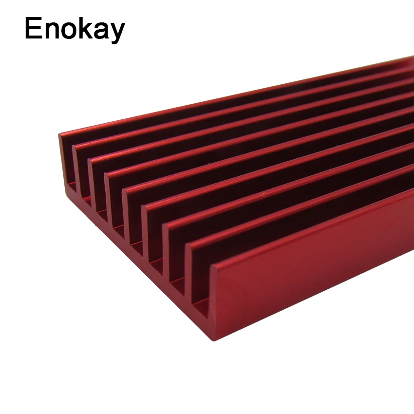 Оптовая продажа 2 шт. 60x30x8 мм BTC USB ASIC радиатор охлаждения RED Bitfury алюминиевый