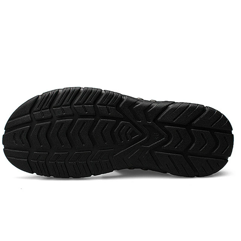 Сандалии мужские кожаные в римском стиле удобная повседневная обувь пляжные