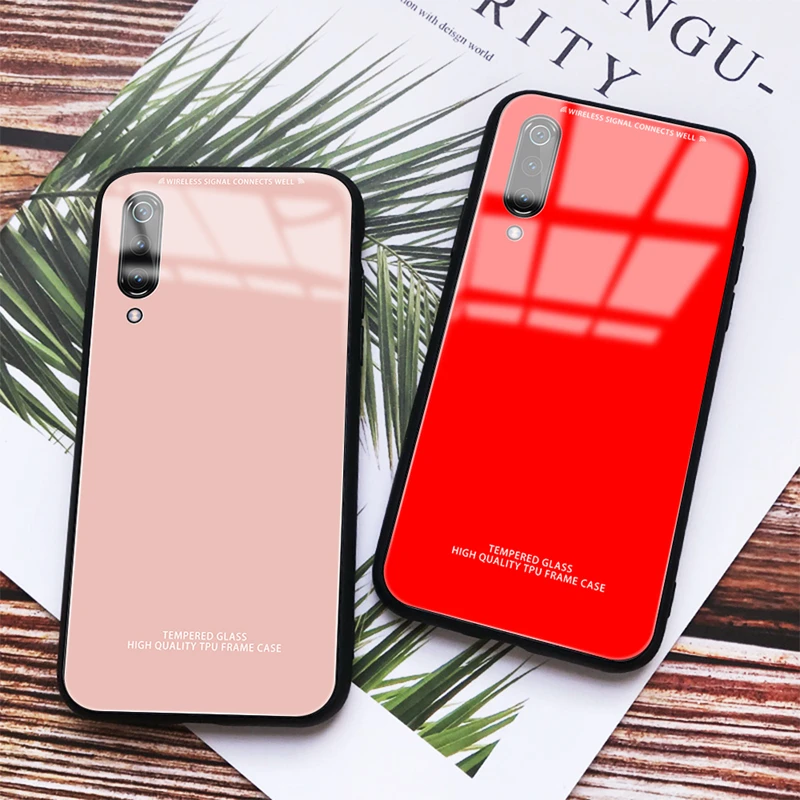 Чехол из закаленного стекла для телефона Xiaomi Mi 8 Lite Mi6 A1 A2 5X 6X Mix2S Max3 Pocophone F1 задняя