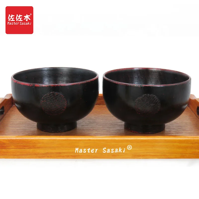 Бесплатная доставка традиционная Классическая винтажная Деревянная миска в