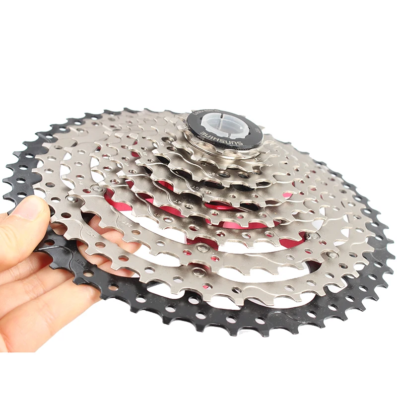 SUNSHINE-SZ MTB 9 скоростей 11-46T кассета s звездочки В k7 коэффициент совместимости с M430 M4000