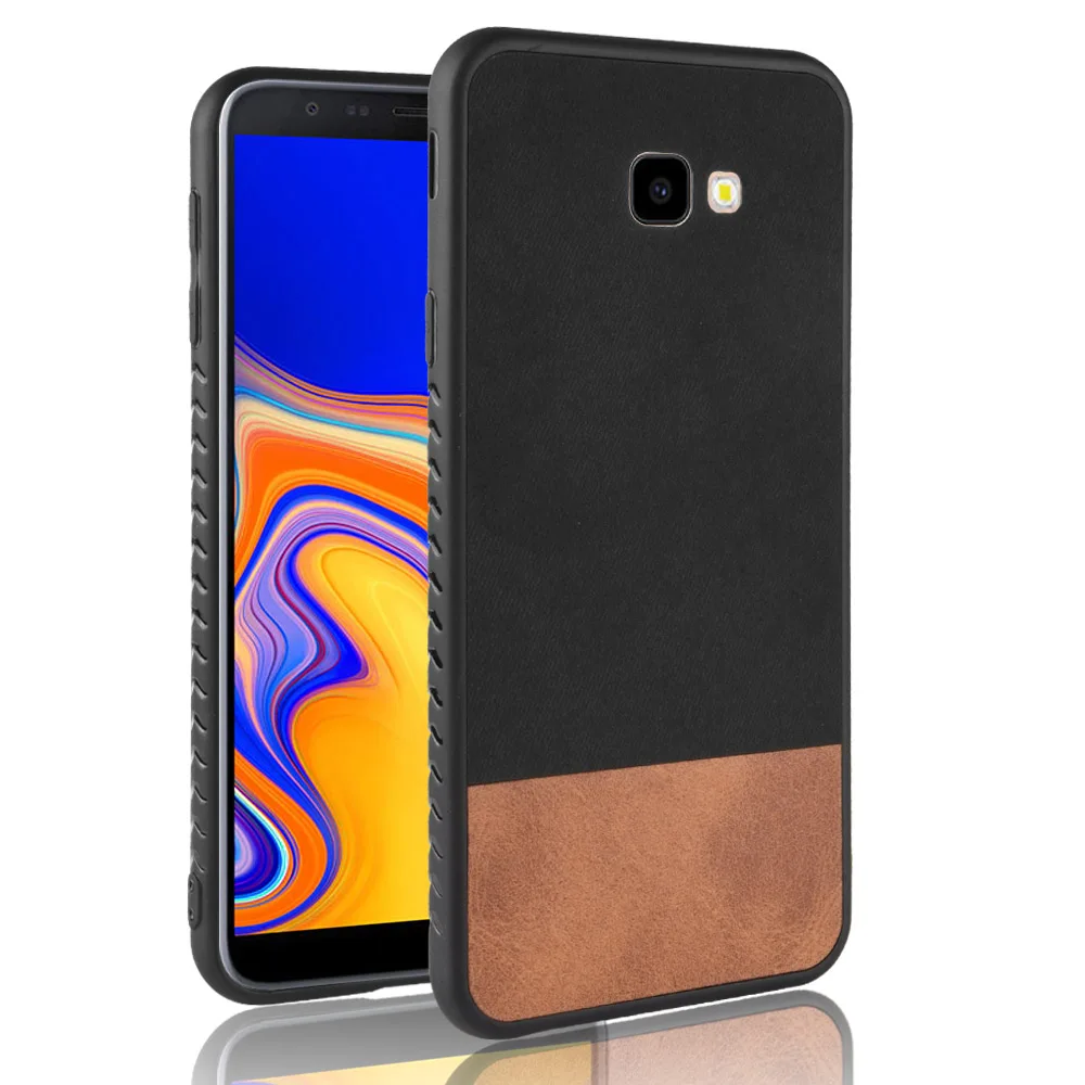 Для Samsung Galaxy J4 + J4Plus j 4 plus силиконовый ковбойский чехол из искусственной кожи для