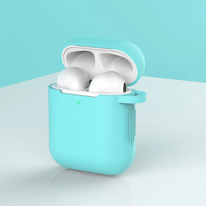 Ультратонкий чехол для Air Pods мягкий силиконовый Airpods противоударный защитный