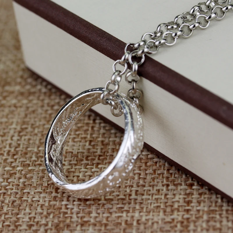Movie The Lord Of One Rings Stainless Steel Hobbit Charm Statement Pendant Jewelry Gift For Man Women Fans | Украшения и