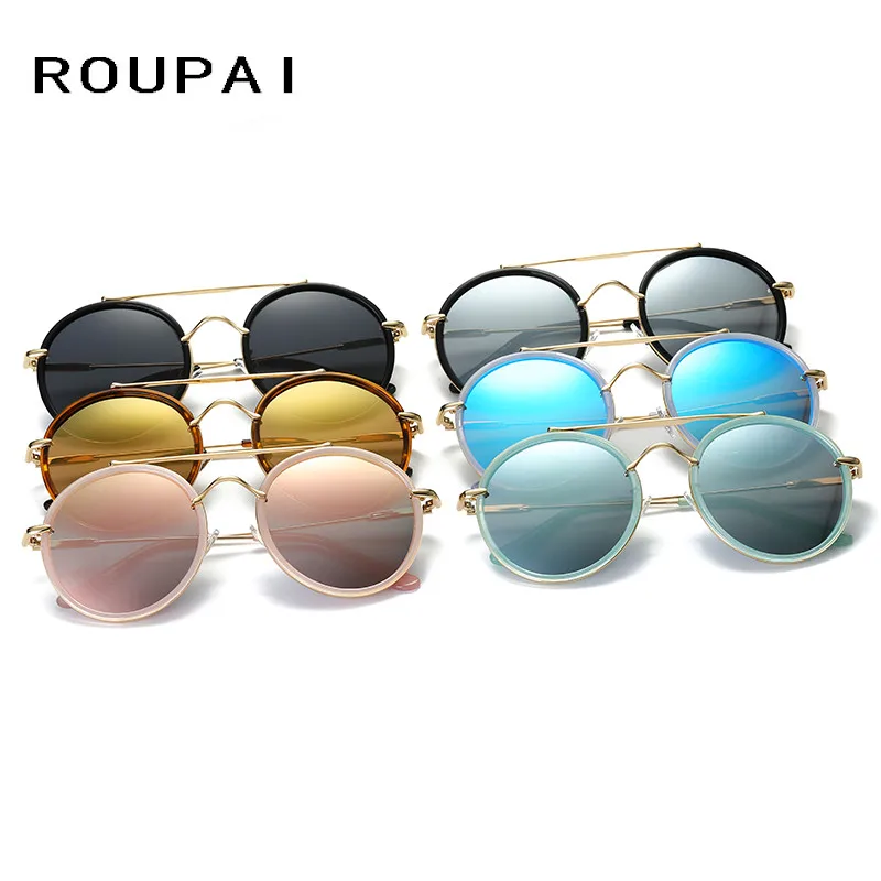 Roupai поляризованные Солнцезащитные очки для Для женщин мужчин UV400 зеркальное