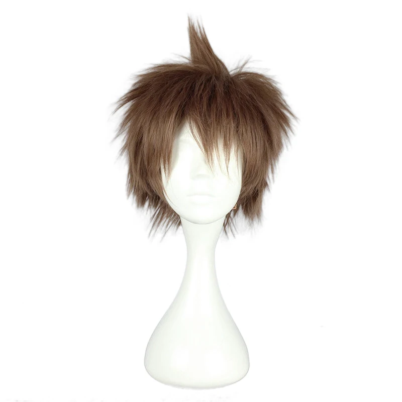 Аниме Danganronpa Hinata Hajime короткий парик косплей костюм Dangan Ronpa термостойкие синтетические волосы мужские парики