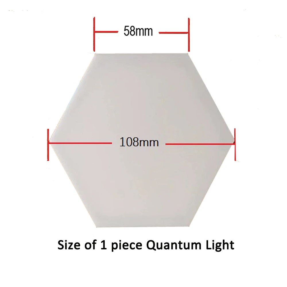 Modern DIY Quantum Lights Smart Dimmable Touch Control Sensitive LED Night Lighting Geometry Assembly Home Decor Wall Lamp | Лампы и