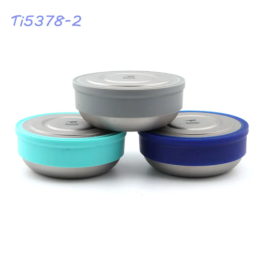 Keith Ti5378 3 шт. набор титановых чаш с крышкой переносной бэнто Ланч боксы контейнер
