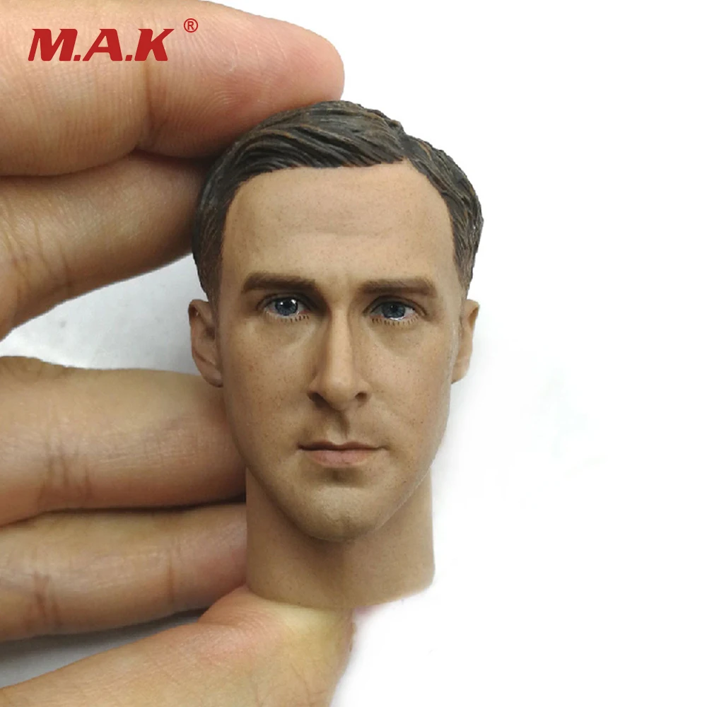 Масштаб 1/6 Мужская голова лепка Райан Гослинг фигурка резьба модель игрушки для