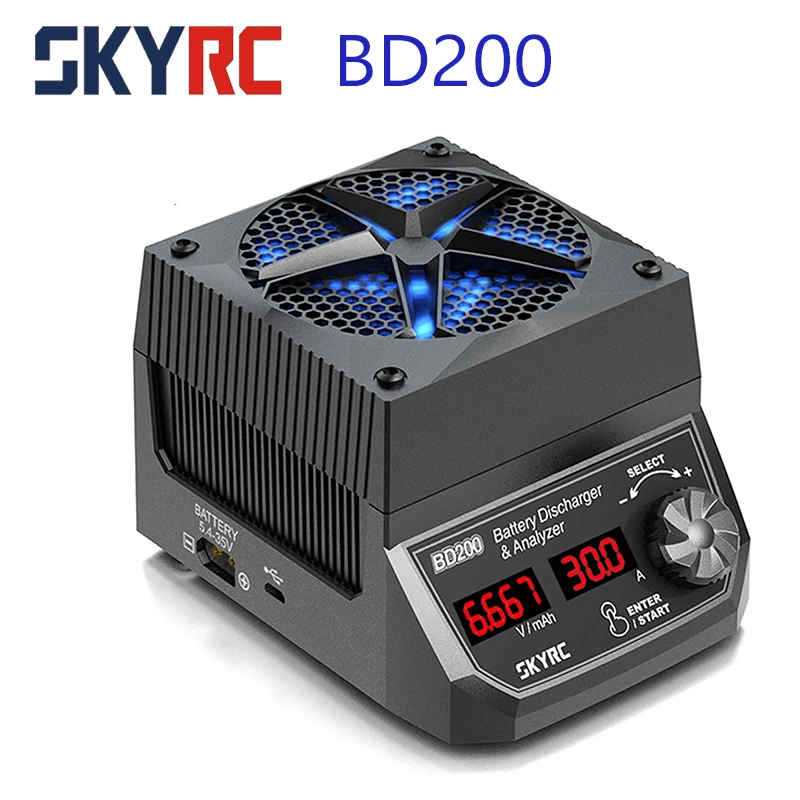 Тестер разрядки аккумуляторов SKYRC BD200 анализатор разряда 5 4 В 35 тестер нагрузки на