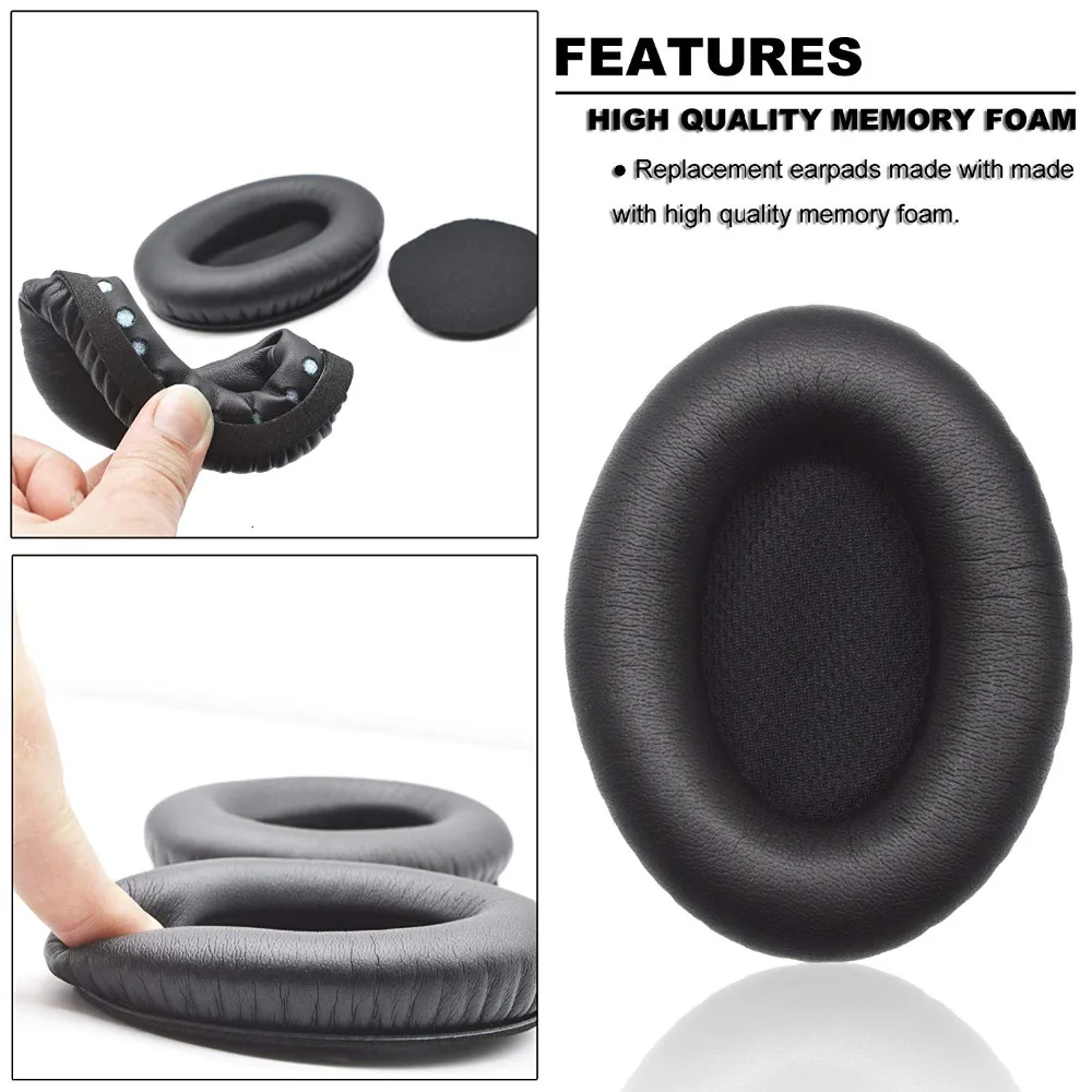 Набор амбушюров совместим с ForQuietcomfort 2/Quiet Comfort 15/QC 25/Ae2/Ae2i/Ae2w/Sound True/Sound Link