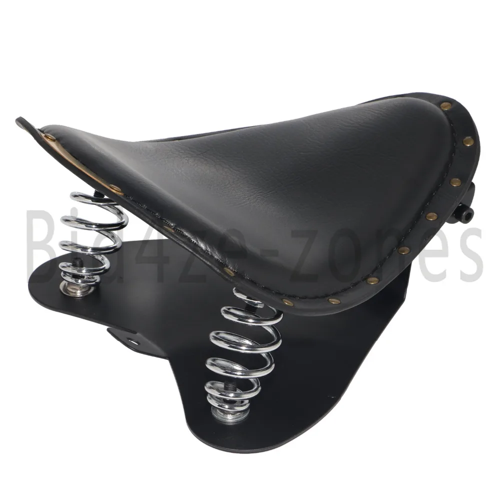 Синтетическая кожа мотоциклетная медная заклепка Solo Driver Seat Винтаж Для Harley Sportster