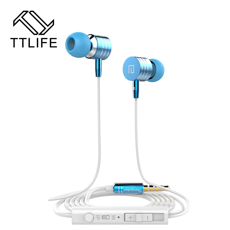 TTLIFE Спортом Бег Стерео Наушники Проводные Наушники-Вкладыши mp3 С Шумоподавлением