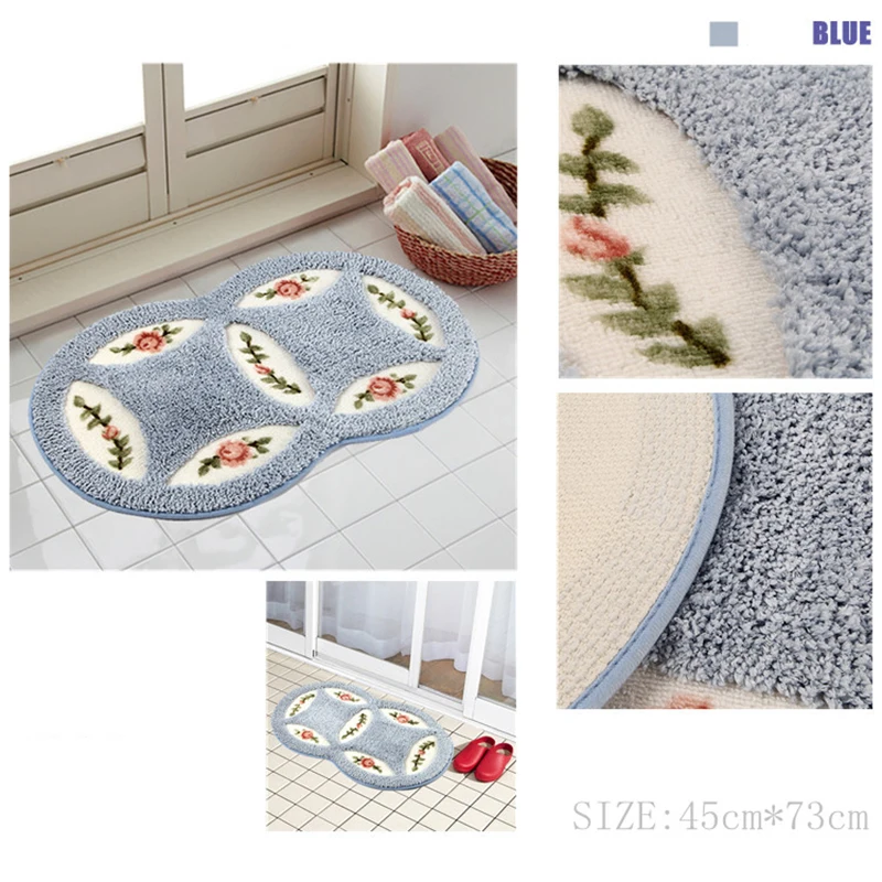 USPIRIT ПВХ сетчатые коралловые флисовые уличные коврики для ванной комнаты