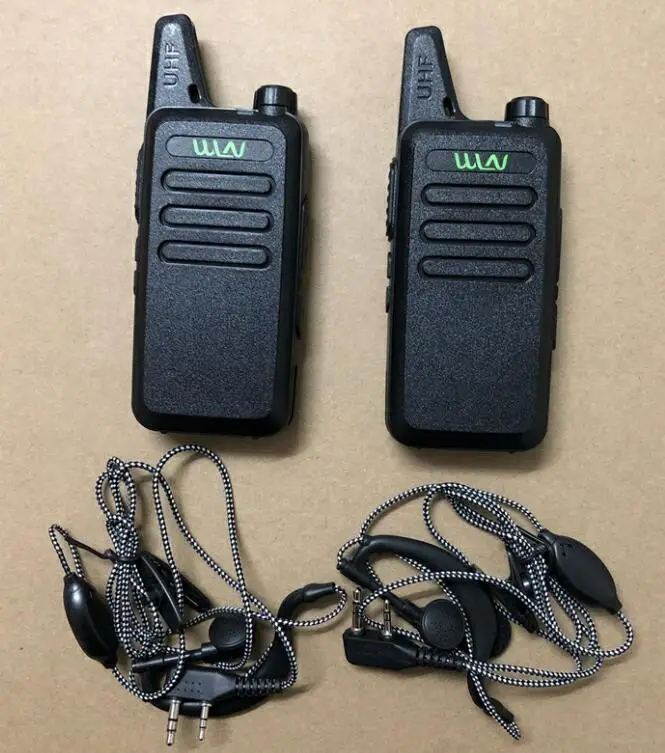 Add 2headset 2 шт. WLN KD-C1 рация 400-470 МГц 16 каналов Встроенная антенна сильный сигнал тип портативный UHF радиоприемник - Цвет: Add 2headset