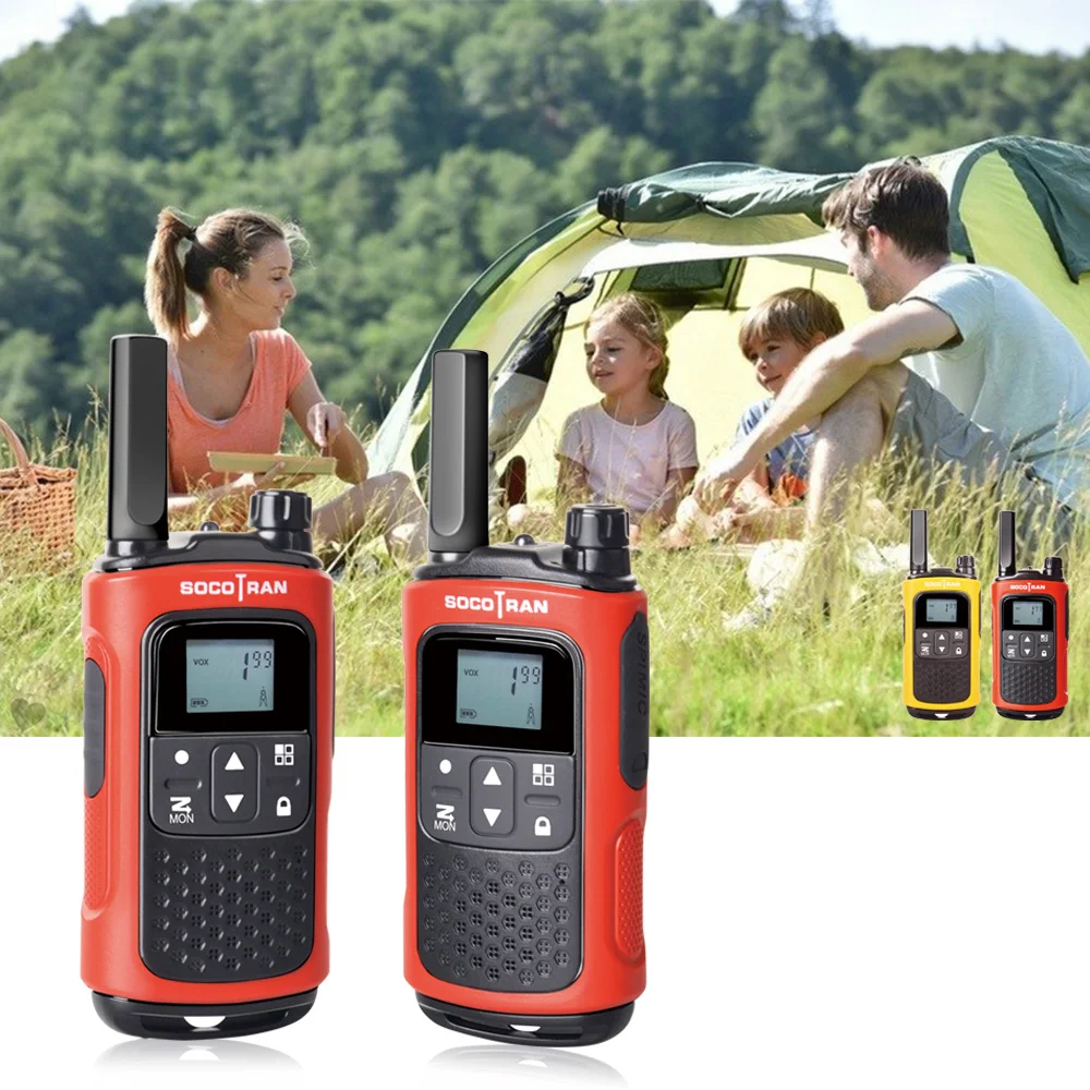 Перезаряжаемая безлицензионная рация FRS/GMRS на дальнем расстоянии 2-Way радио 0,5 Вт 22CH VOX код конфиденциальности аккумуляторная батарея пара