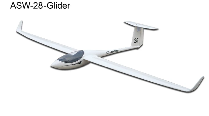 FlyFly ASW 28 2,53 м масштабный планер verision и электрическая версия PNP и комплект из стекловолокна радиоуправляемая модель