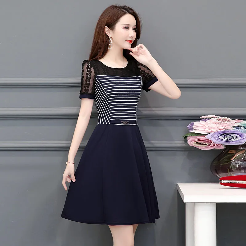 Женские летние платья новейшие элегантные тонкие Vestido сексуальные кружевные в