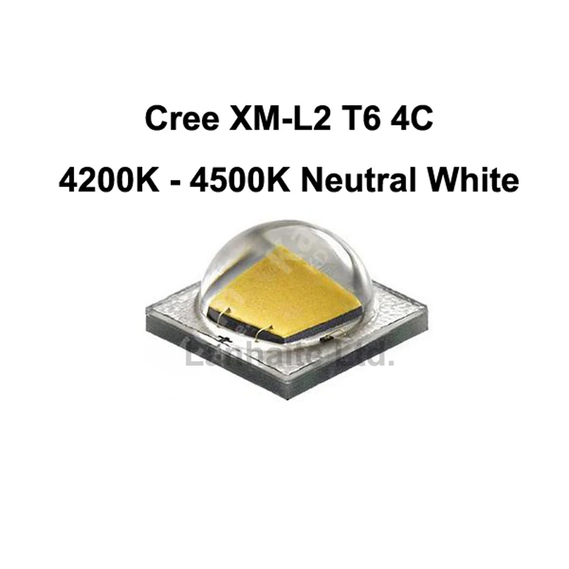 Cree XM L2 U3 теплый белый 3000K/нейтральный 4500K/белый 6500K светодиодный излучатель с