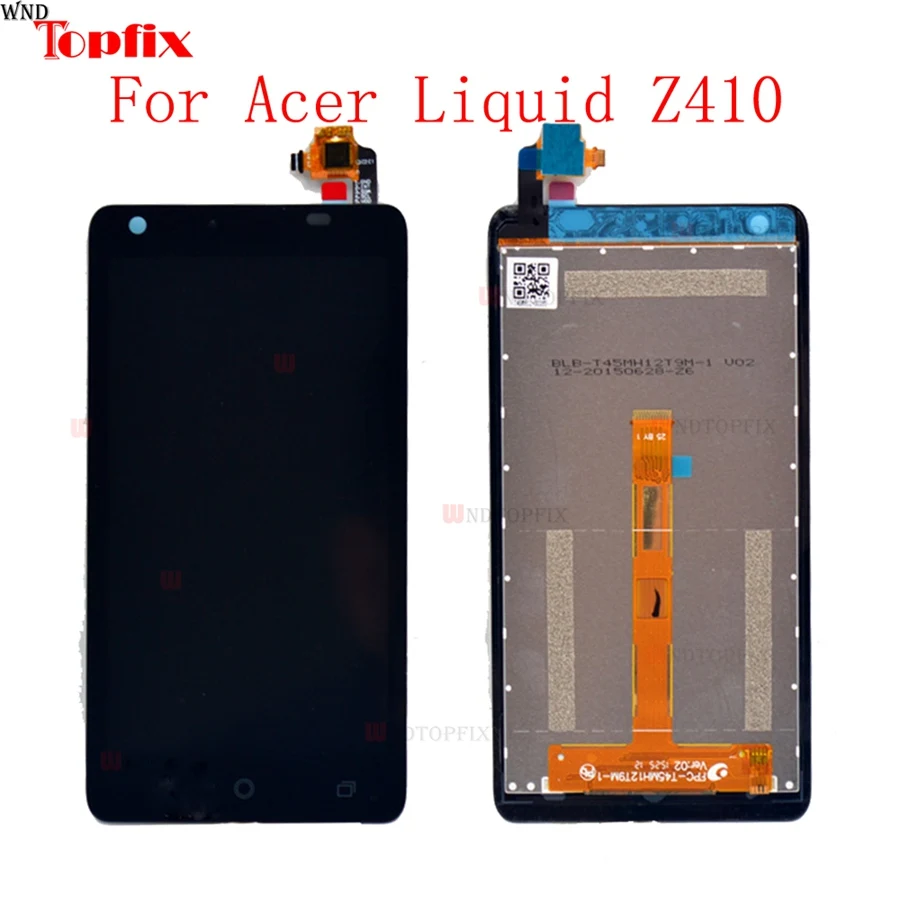 4 5 &quot3 дюйма Оригинальный ЖК для Acer Liquid Z410 дисплей кодирующий преобразователь