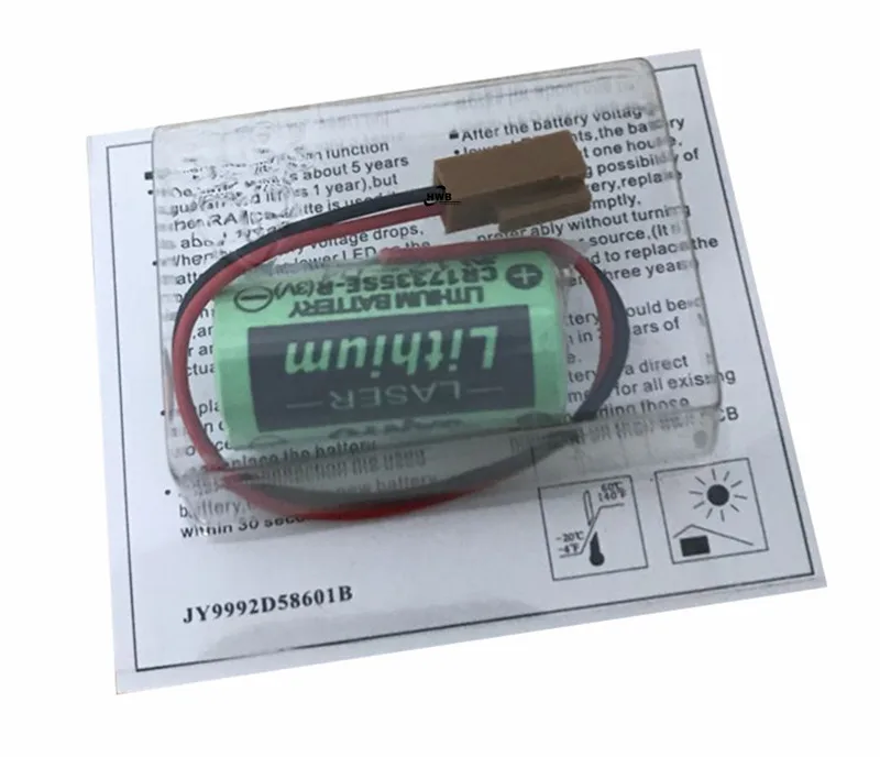 5 шт. Оригинальный Новый CR17335SE R(3 В) R CR17335 CR2/3A 3В литиевая батарея PLC с