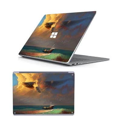 C1 Наклейки для ноутбука microsoft Surface Laptop 2 13,5 дюймов виниловые наклейки для ноутбука поверхность 13,5 полная защитная наклейка - Цвет: C1