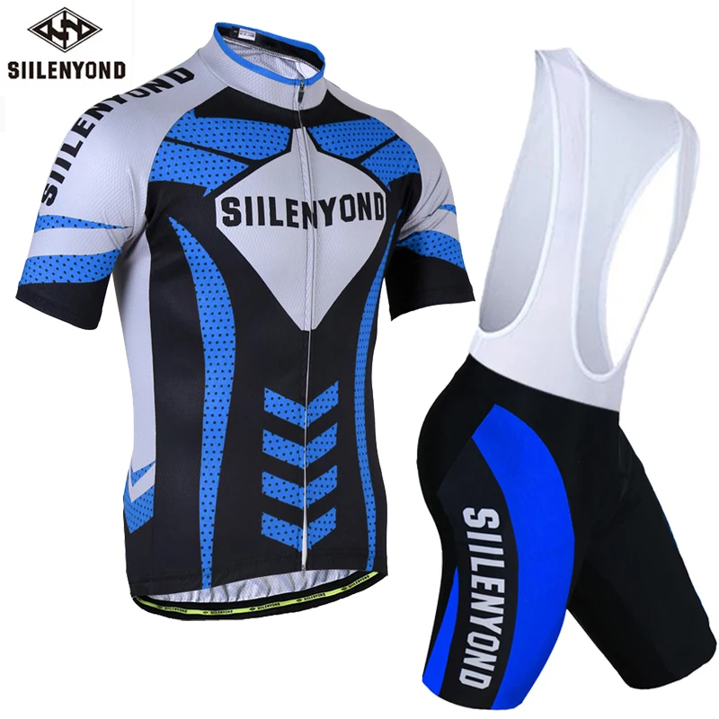 SIILENYOND Велоспорт Джерси Mtb езда на велосипеде Набор велосипедная одежда Roupa Ciclismo