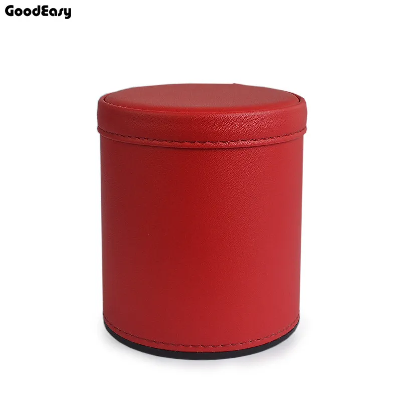 Без логотипа кожаный стакан для игральных костей Пластик с 6 шт. Акриловые