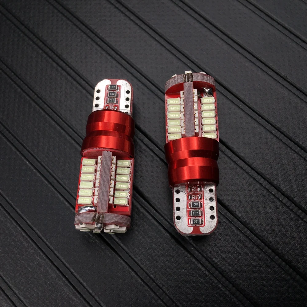 2 шт. T10 T15 168 192 2825 W5W W16W 57smd led CANBUS без ошибок Авто Обратный светильник противотуманная лампа задний указатель поворота