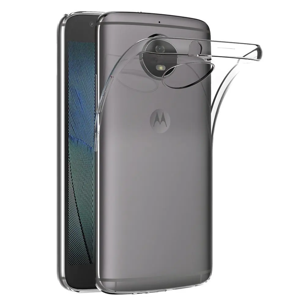 Прозрачный гелевый Чехол из ТПУ для телефона Motorola Moto G5s E4 G6 G5 E5 G7 C Plus Play One Power