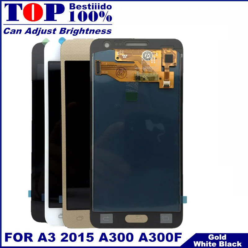 A300 ЖК-дисплей для samsung Galaxy A3 2015 A300F A300H кодирующий преобразователь сенсорного