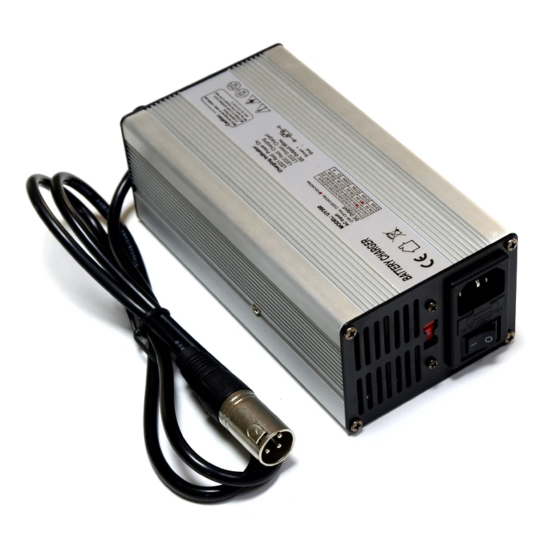 48V 5A литий-ионная батарея зарядное устройство для 13S 48V 10Ah/20Ah/30Ah литиевая батарея Зарядка output 54,6 V 5A зарядное устройство 48V5A