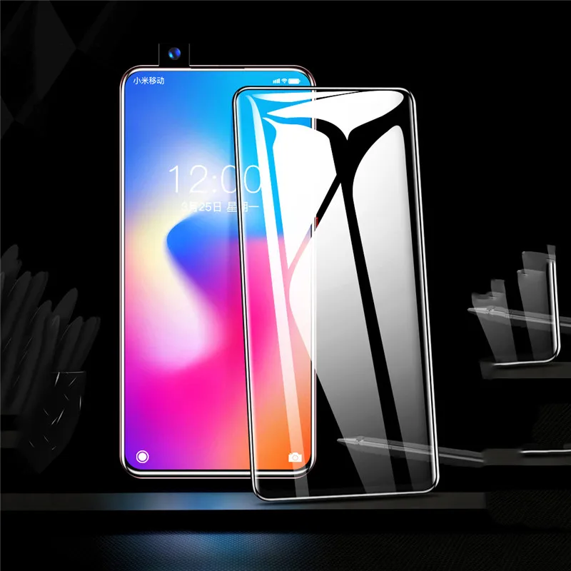 Защитное стекло закаленное с полным покрытием для Xiaomi redmi K20 pro 7 7s MI 9 SE 9X|Защитные