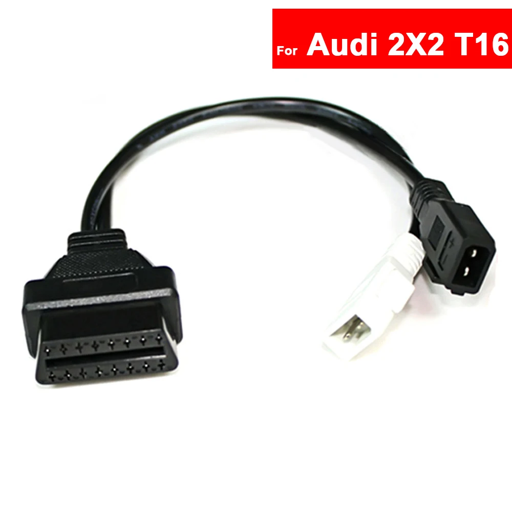 Диагностический кабель OBD 2x2 Pin To 16 2 * 2Pin OBD1 к OBD2 автомобильный для
