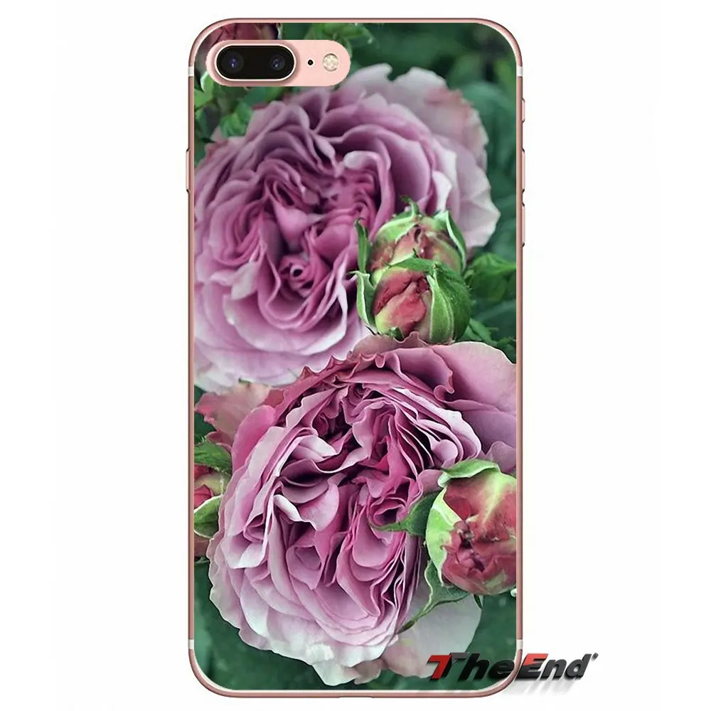 Для iPhone X 4 4S 5 5S 5C SE 6 6S 7 8 Plus Samsung Galaxy J1 J3 J5 J7 A3 A5 2016 2017 фиолетовый летний Лавандовый