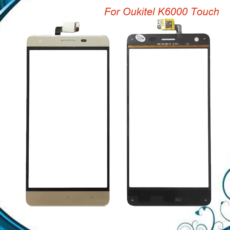 Новый сенсорный экран для Oukitel K6000 Сенсорная панель дигитайзер Переднее стекло