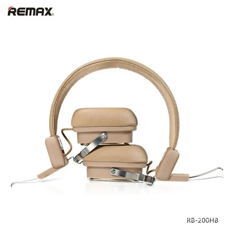 REMAX 200HB Беспроводная музыкальная Bluetooth гарнитура с HD микрофоном шумоподавление