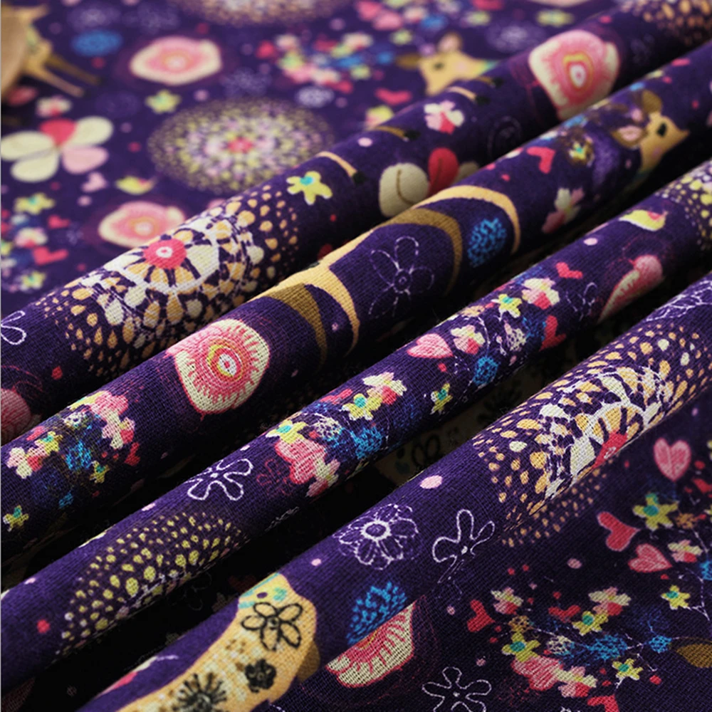 New linen tablecloth color elk party living room meal cloth Christmas home textile finished product | Дом и сад