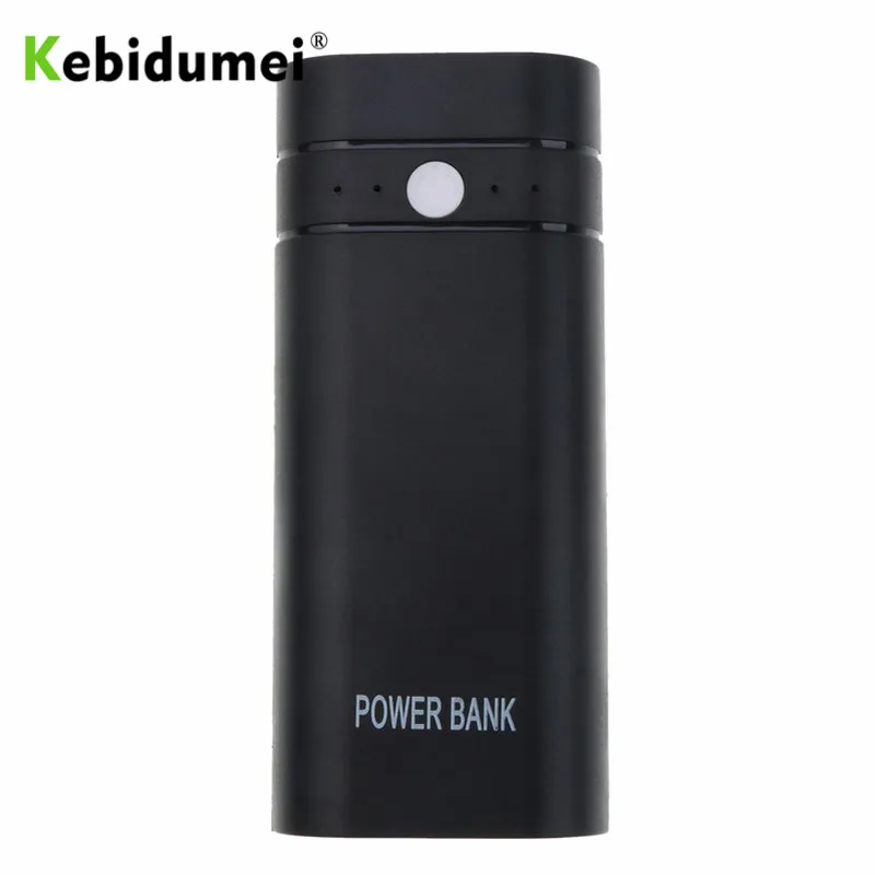 Kebidumei чехол для зарядного устройства аккумулятора 2X 18650 USB внешний аккумулятор