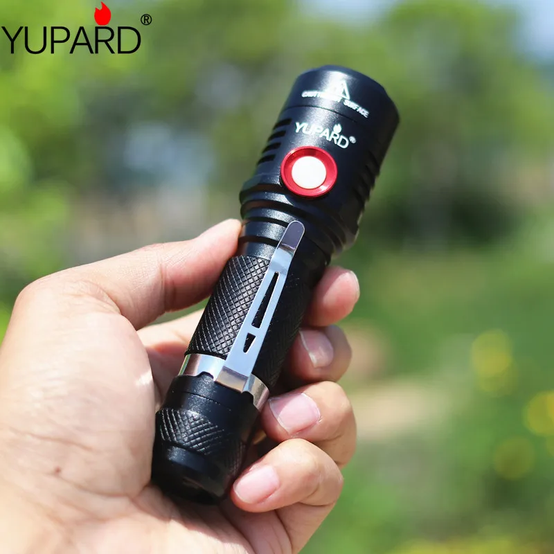 Светодиодный фонарик YUPARD с плавным затемнением фонафонарь usb-зарядкой