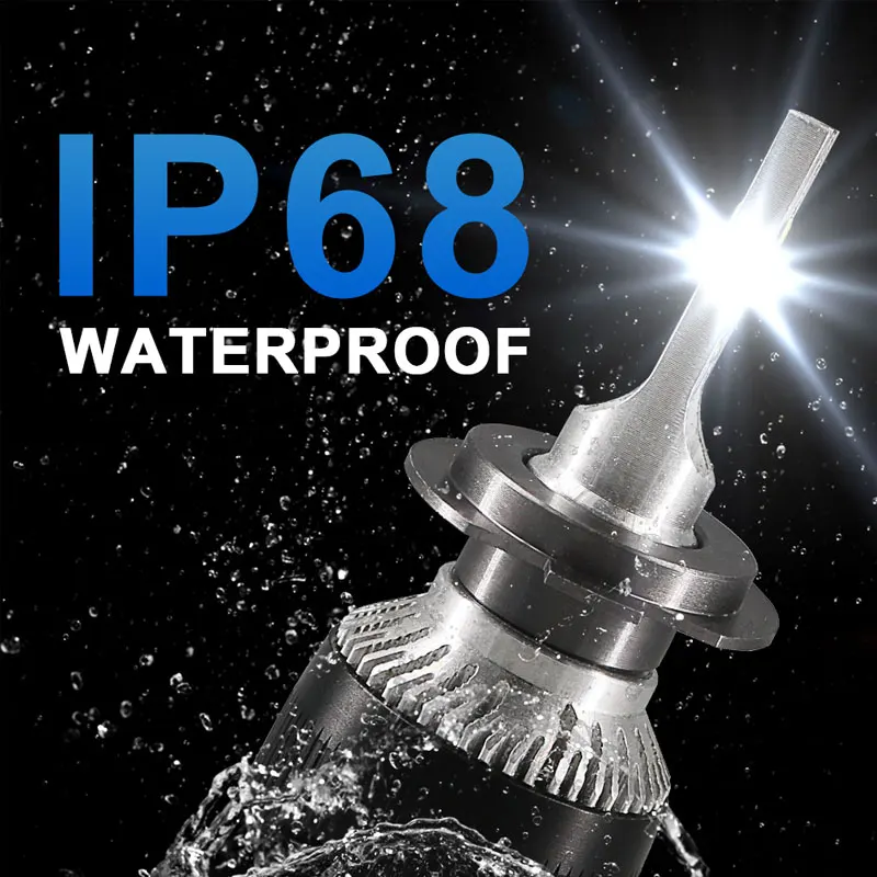 Мини светодиоды с чипом CSP H4 LED H7 огни автомобиля H1 9005 HB3 HB4 9006 H8 H11 Авто