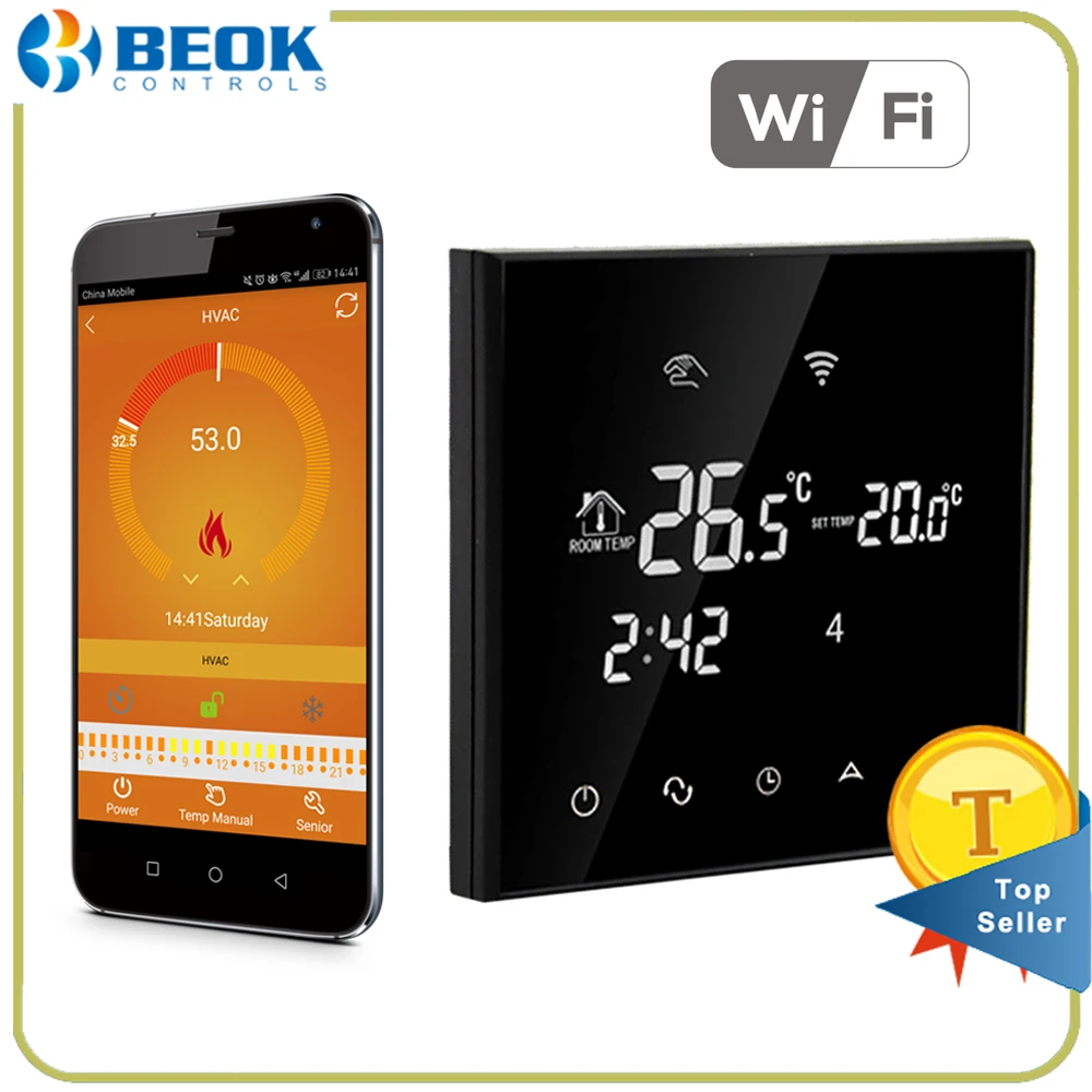 Beok TGT70 WI FI EP Smart термостат энергосберегающие 7 день программируемый сенсорный