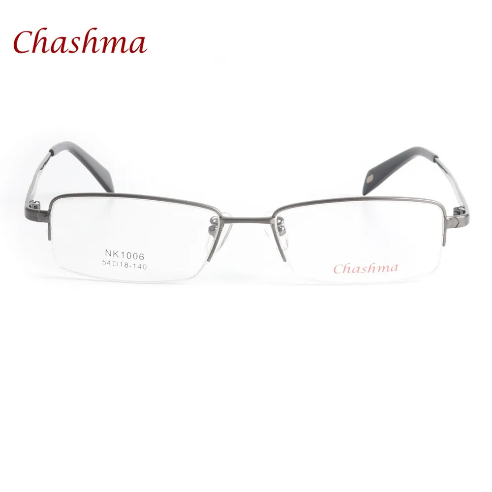 Бренд Chashma высокое качество титановые очки ультра светильник для мужчин чистый