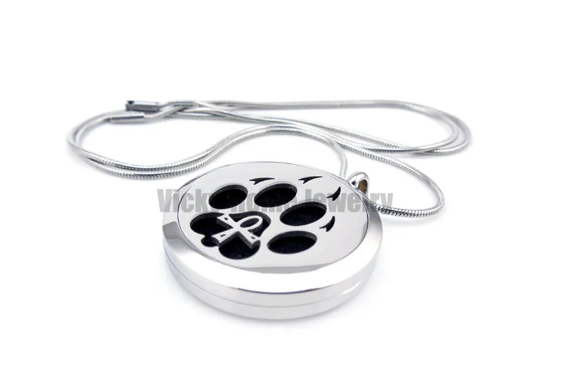 С цепочкой подарок лапой Дизайн (30 мм) Эфирное Масла диффузор медальон с колодки