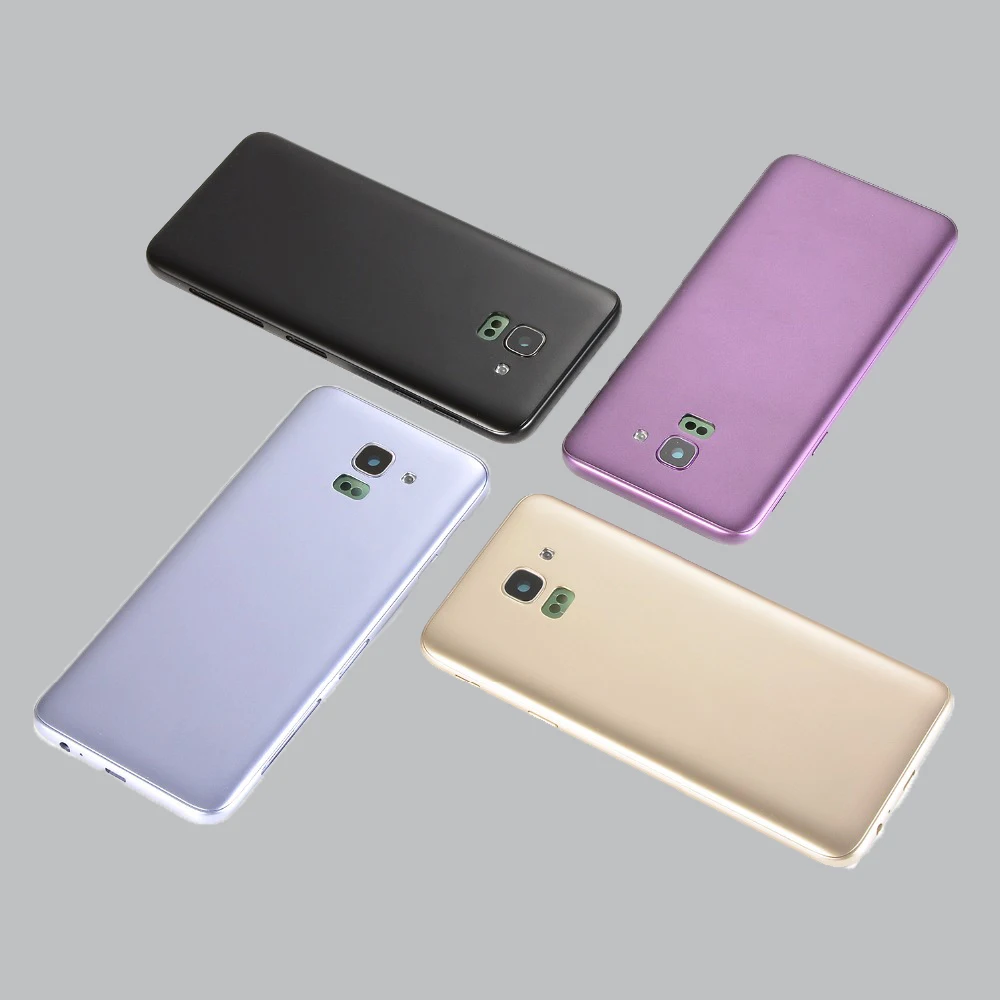 Корпус средняя рамка чехол для Samsung Galaxy J6 2018 J600 J600F задняя крышка батарейного