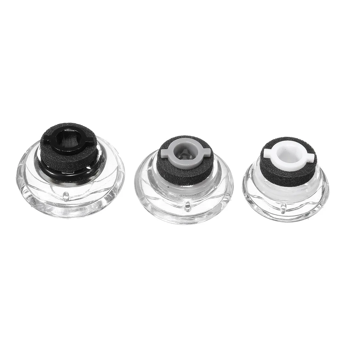 Новинка S/M/L прозрачные зеркальные наушники + черная пена для Plantronics наушников Voyager