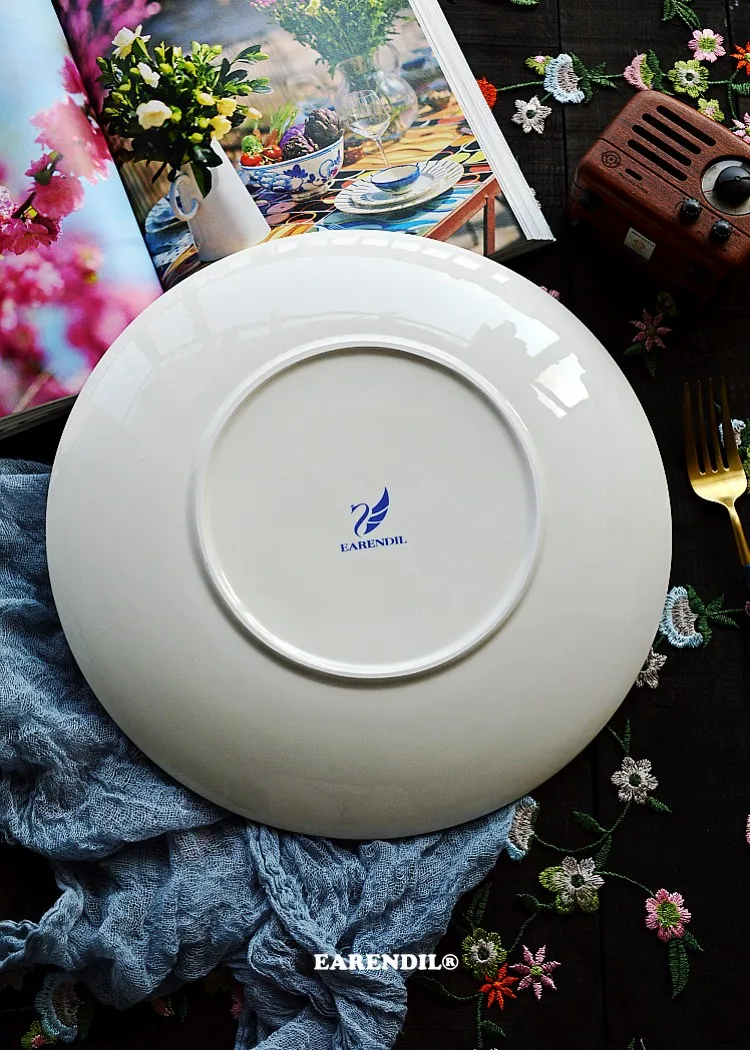 Керамика посуда Гулина в форме цветка Центральной Азии экзотические декоративная тарелка фрукты торт десерт блюдо Завтрак лоток