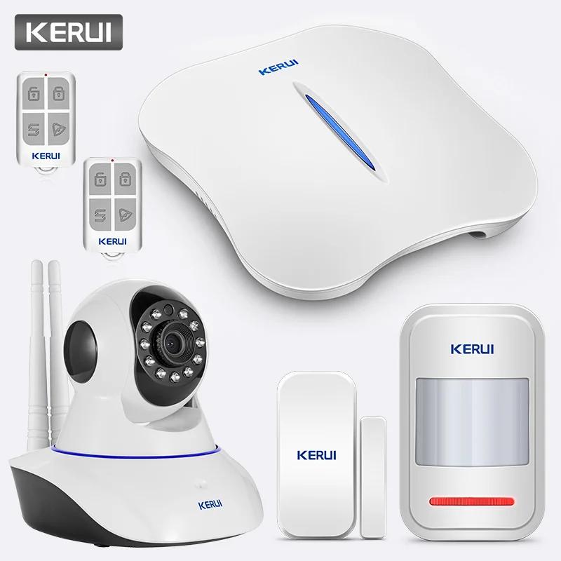 KERUI W1 WIFI PSTN домашняя охранная сигнализация Система смарт мобильный телефон